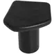 Della Black Free Form Concrete Top Outdoor End Table
