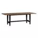 Austin Natural Mango and Black Rectangular Dining Room Set
