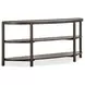 Hadleigh Black Coffee Bean Demilune Sofa Table