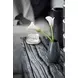 Linea Black Forest Marble And Textured Graphite Metal Nightstand