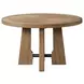 Landmark Weathered Oak 54" Round Dining Table
