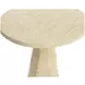 Kliff Natural 34" Round Concrete Top Outdoor Bistro Table