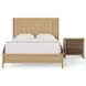 Nordhaven Clear Maple King Panel Bed