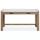 Foxrun Hollow Sierra Brown and White 60" Marble Top Writing Desk