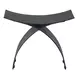 Accents Black Outdoor Kinetic Stool