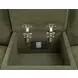Traxton Jasper Moss 79" Zero Gravity Triple Power Reclining Loveseat with Tilt Console and USB Charging