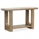 Bradford Riverbed Beige Rectangular Marble Top Sofa Table