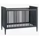 Modern Nursery Iron Ore Convertible Crib