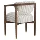 Gavina Gifford Script Upholstered Dining Arm Chair