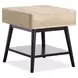 Craftsman Ridge Driftwood and Black Rectangular End Table