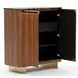 Altura Dark Emperador Stone Top Occasional Table Set