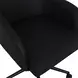 Sydney Black Upholstered Swivel Desk Chair