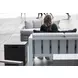 Newport Canvas Natural 65" Outdoor Loveseat