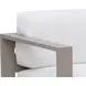 Tavira Stinson White Performance Fabric Upholstered Outdoor Arm Chair