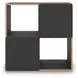 Piperton Charcoal Four Cube Organizer