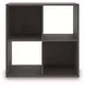 Piperton Charcoal Four Cube Organizer