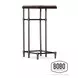 Saint Armand Light Natural And Antique Bronze Metal Chairside Table