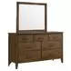 Andover Walnut 7 Drawer Dresser