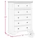 Ulysses Off White And Light Grey Upholstered Panel Bedroom Set