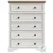 Ulysses Off White And Light Grey Upholstered Panel Bedroom Set
