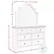 Ulysses Off White And Light Grey Upholstered Panel Bedroom Set