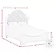 Ulysses Off White And Light Grey Full Upholstered Panel Bed