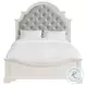 Ulysses Off White And Light Grey Full Upholstered Panel Bed