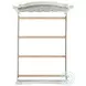 Ulysses Off White And Light Grey Full Upholstered Panel Bed