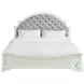 Ulysses Off White And Light Grey King Upholstered Panel Bed