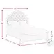 Ulysses Off White And Light Grey Upholstered Panel Bedroom Set