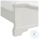 Ulysses Off White And Light Grey Twin Upholstered Panel Bed