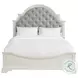 Ulysses Off White And Light Grey Upholstered Panel Bedroom Set