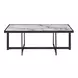 Kayley White Rectangular Sintered Stone Ocassional Table