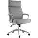 DC 602 SFGR Softy Gray Upholstered Tall Swivel Desk Chair