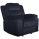 Willow Black Living Room Set with Dual Recliner
