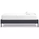 Simmenfort Matte Navy Twin Platform Bed