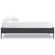 Simmenfort Matte Navy Twin Platform Bed