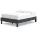 Simmenfort Matte Navy Full Platform Bed