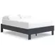 Simmenfort Matte Navy Full Platform Bed