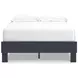 Simmenfort Matte Navy Full Platform Bed