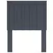 Simmenfort Matte Navy Blue Twin Panel Headboard