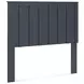 Simmenfort Matte Navy Blue Full Panel Headboard