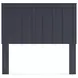 Simmenfort Matte Navy Blue Full Panel Headboard