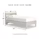 Socalle Natural Twin Platform Bed