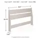 Socalle Light Natural Full Panel Headboard