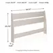 Socalle Light Natural Queen Panel Headboard