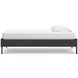 Socalle Matte Black Twin Platform Bed
