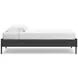 Socalle Matte Black Twin Platform Bed