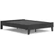 Socalle Matte Black Full Platform Bed