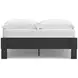 Socalle Matte Black Full Platform Bed